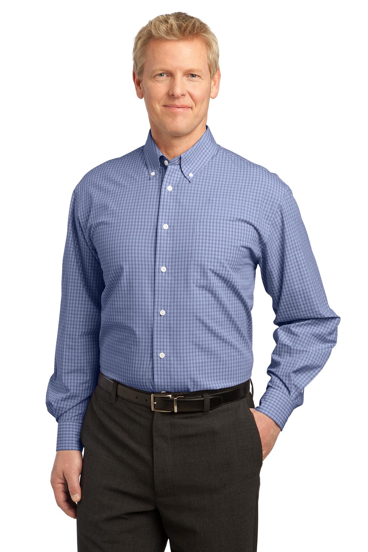 Port Authority® Plaid Pattern Easy Care Shirt. S639