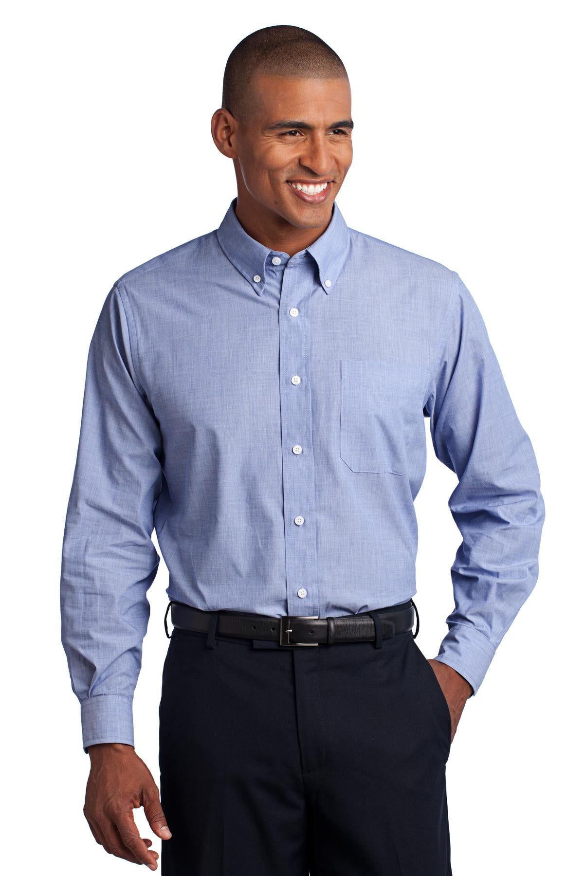 Port Authority® Crosshatch Easy Care Shirt. S640