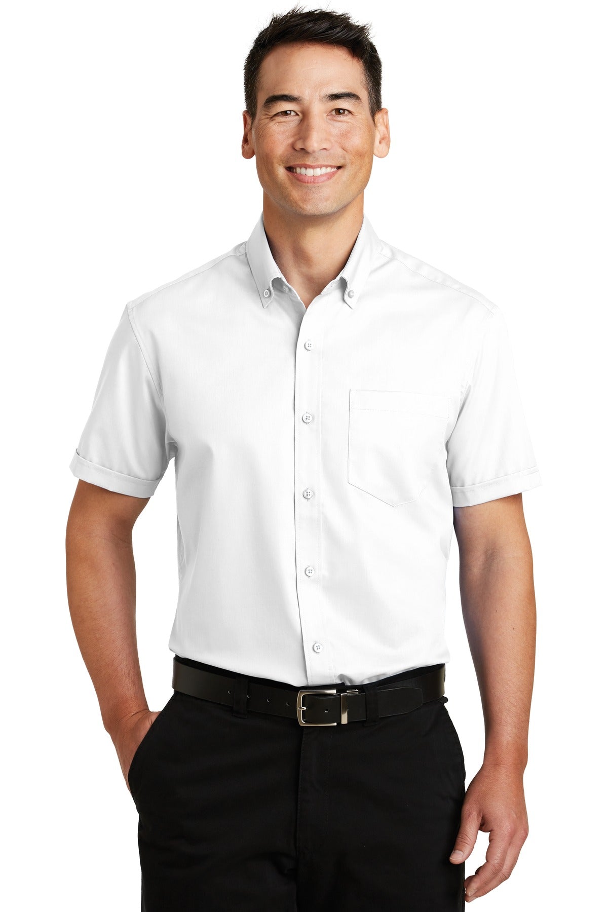 Port Authority® Short Sleeve SuperPro™ Twill Shirt. S664