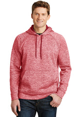 Sport-Tek® PosiCharge® Electric Heather Fleece Hooded Pullover. ST225