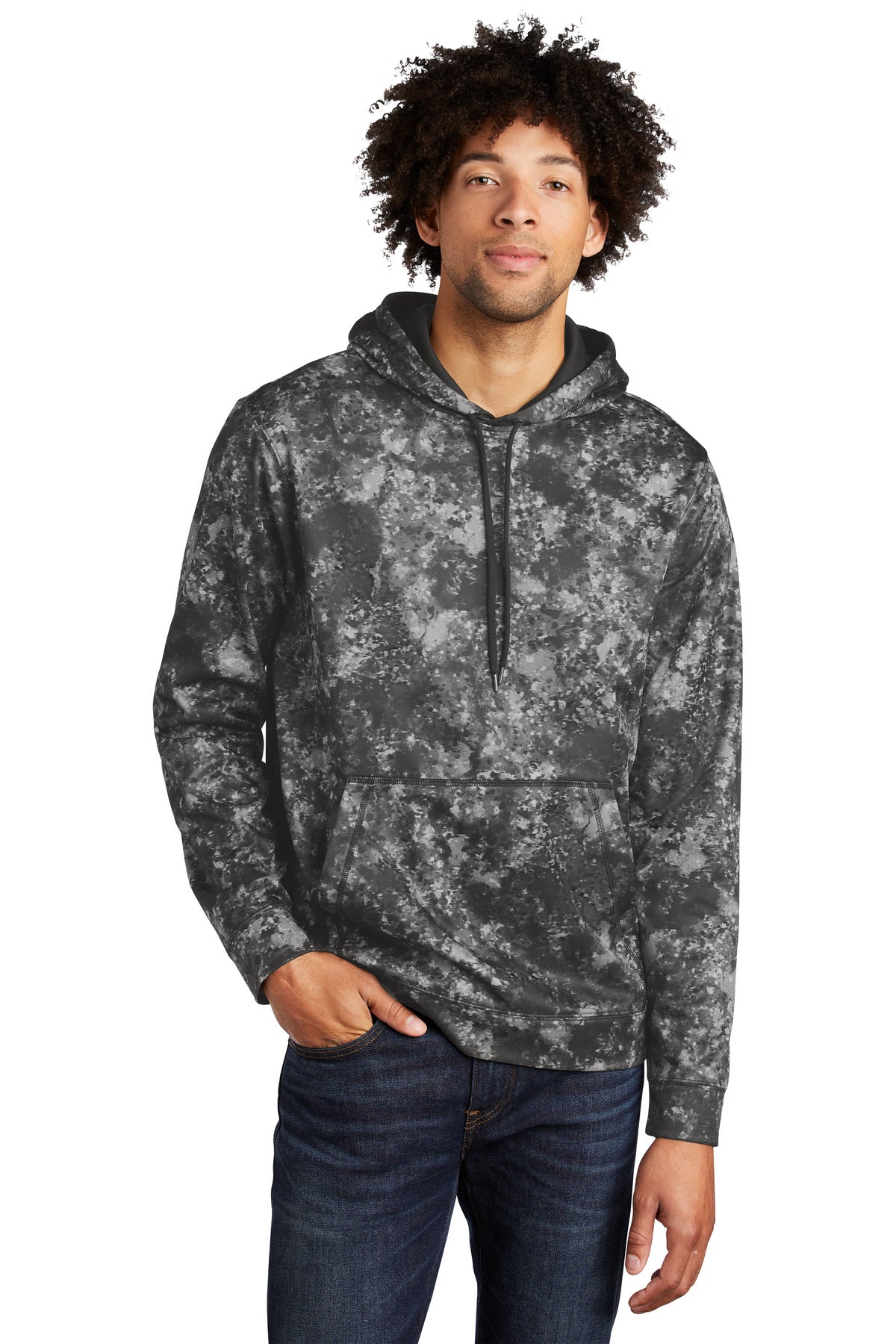 Sport-Tek® Sport-Wick® Mineral Freeze Fleece Hooded Pullover. ST230