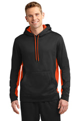 Sport-Tek® Sport-Wick® Fleece Colorblock Hooded Pullover. ST235