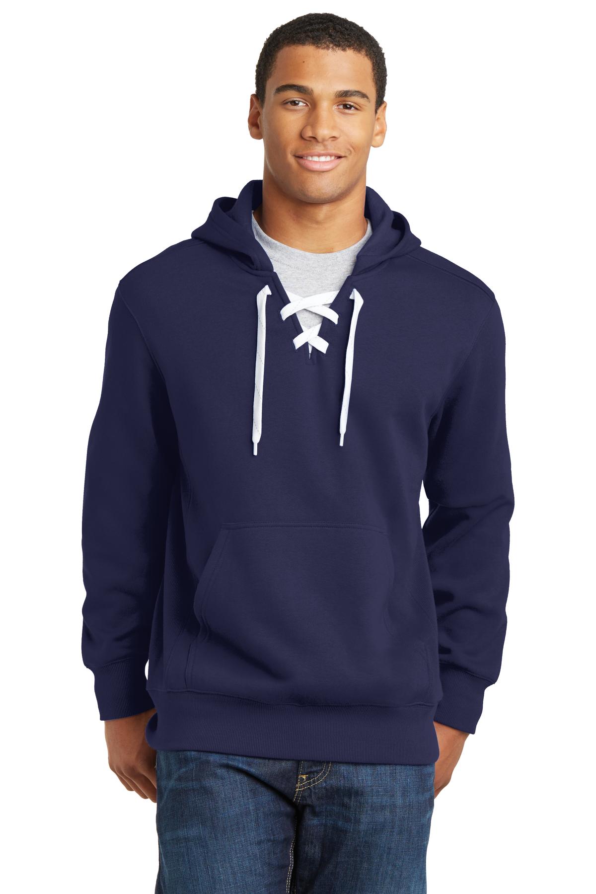 Sport-Tek® Lace Up Pullover Hooded Sweatshirt. ST271