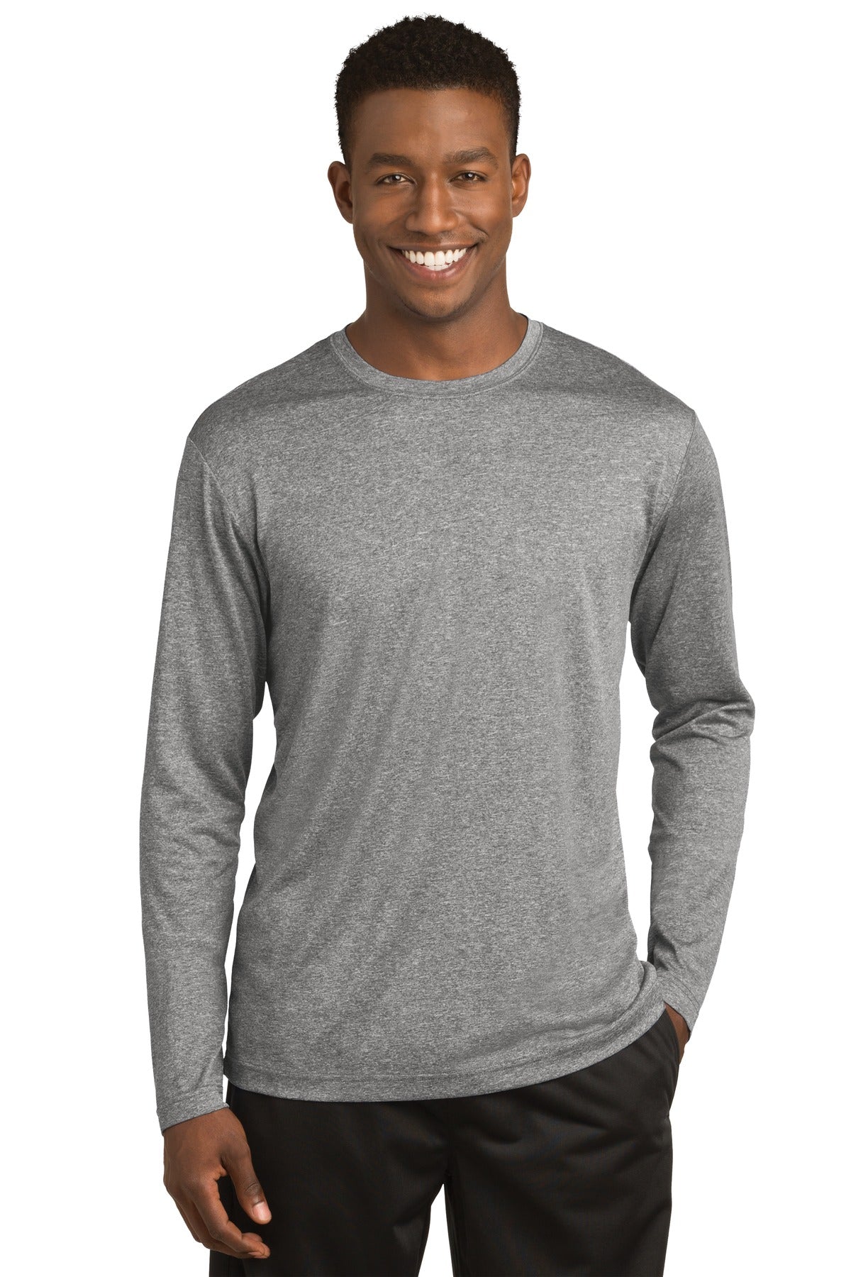 Sport-Tek® Long Sleeve Heather Contender™ Tee. ST360LS