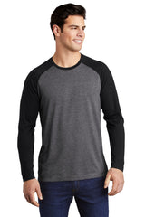 Sport-Tek ® PosiCharge ® Long Sleeve Tri-Blend Wicking Raglan Tee ST400LS