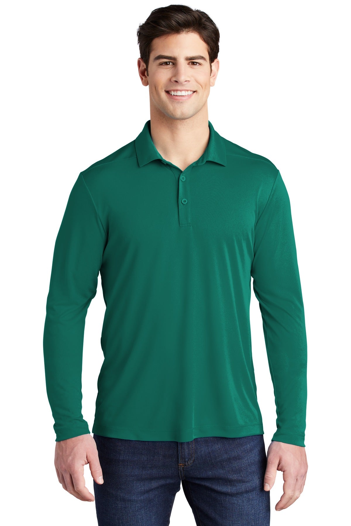 Sport-Tek ®  Posi-UV®  Pro Long Sleeve Polo. ST520LS