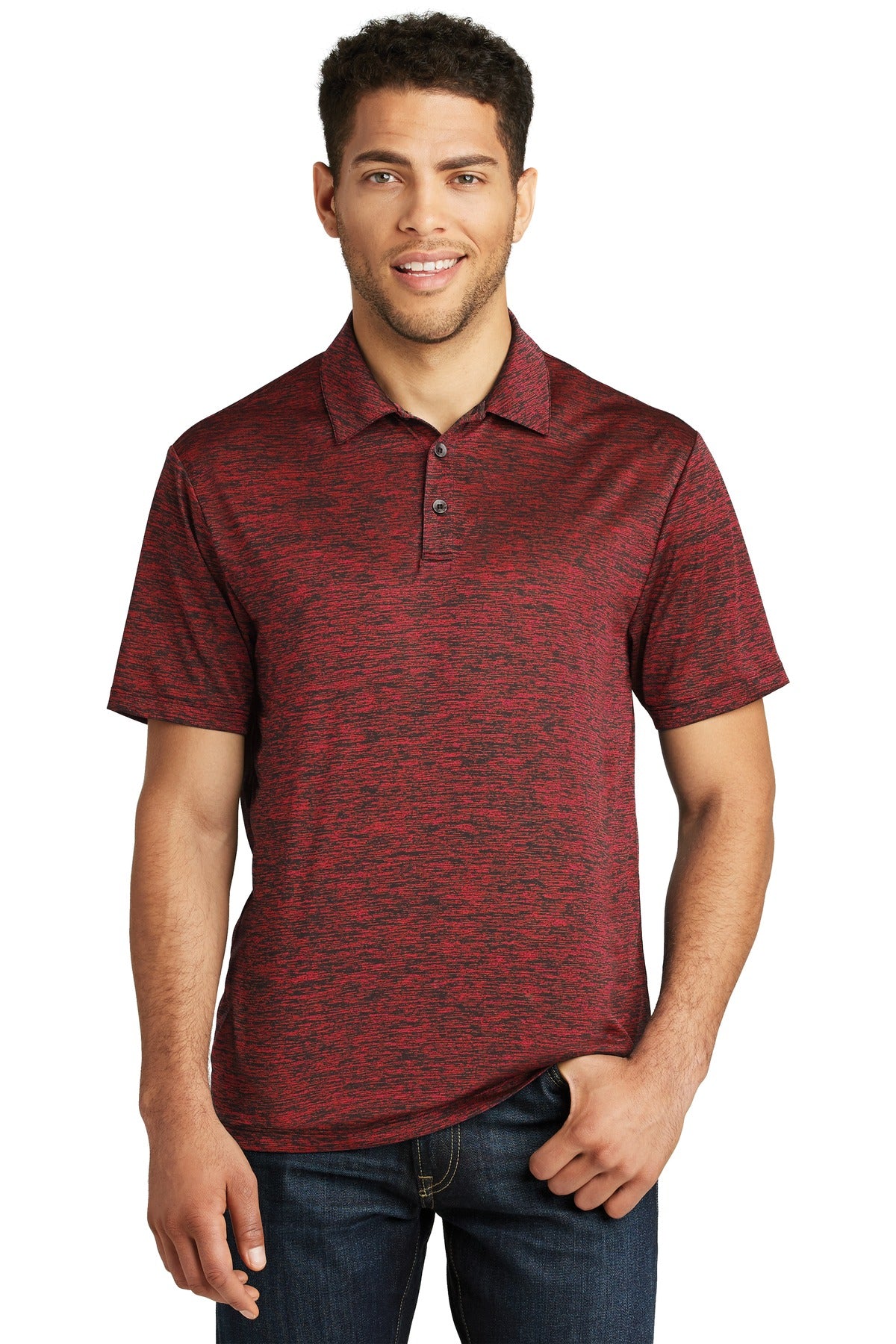 Sport-Tek ® PosiCharge ® Electric Heather Polo. ST590