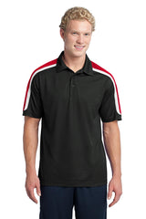 Sport-Tek® Tricolor Shoulder Micropique Sport-Wick® Polo. ST658