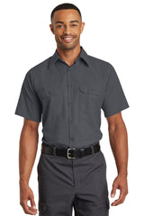 Red Kap® Short Sleeve Solid Ripstop Shirt. SY60