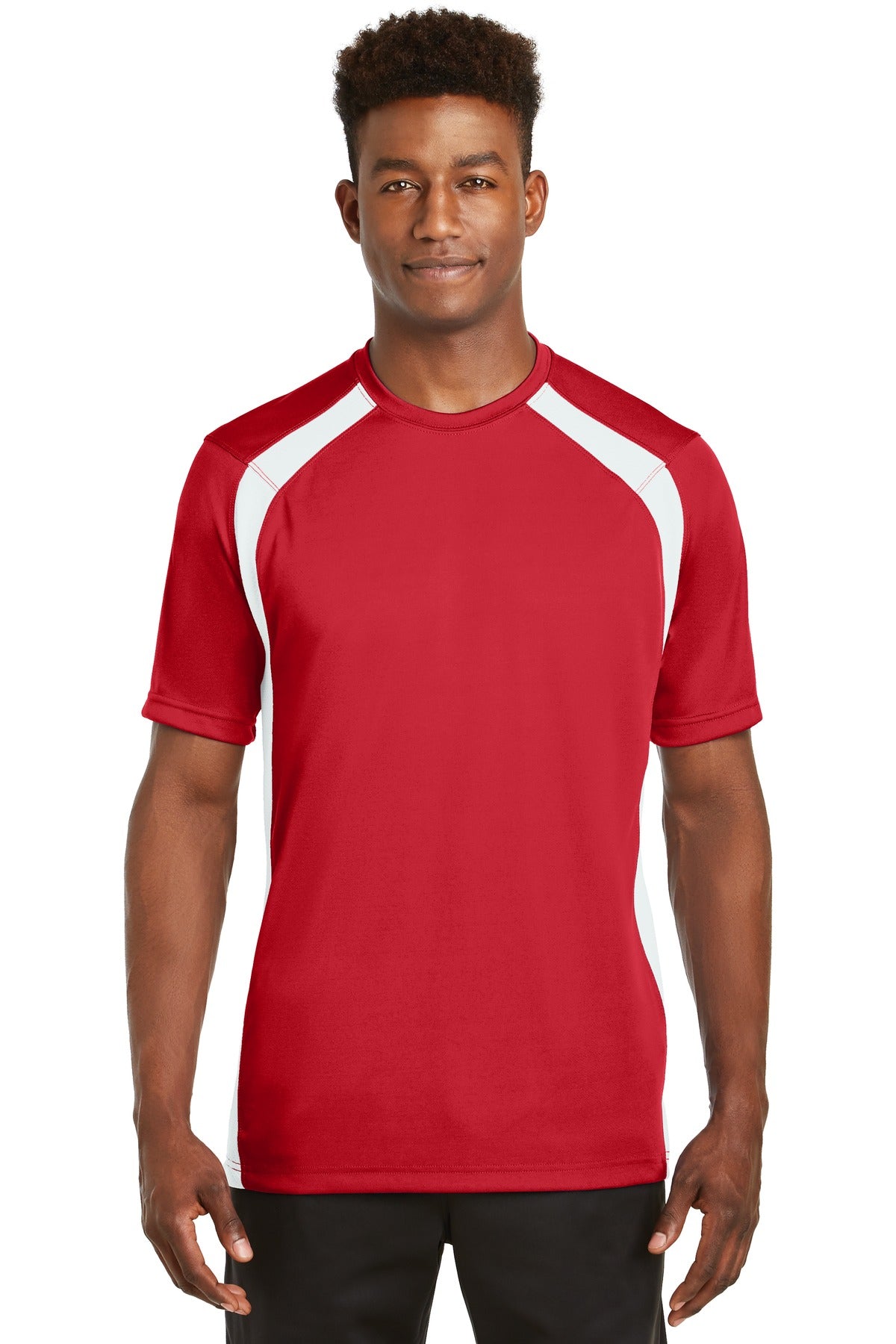 Sport-Tek® Dry Zone® Colorblock Crew. T478