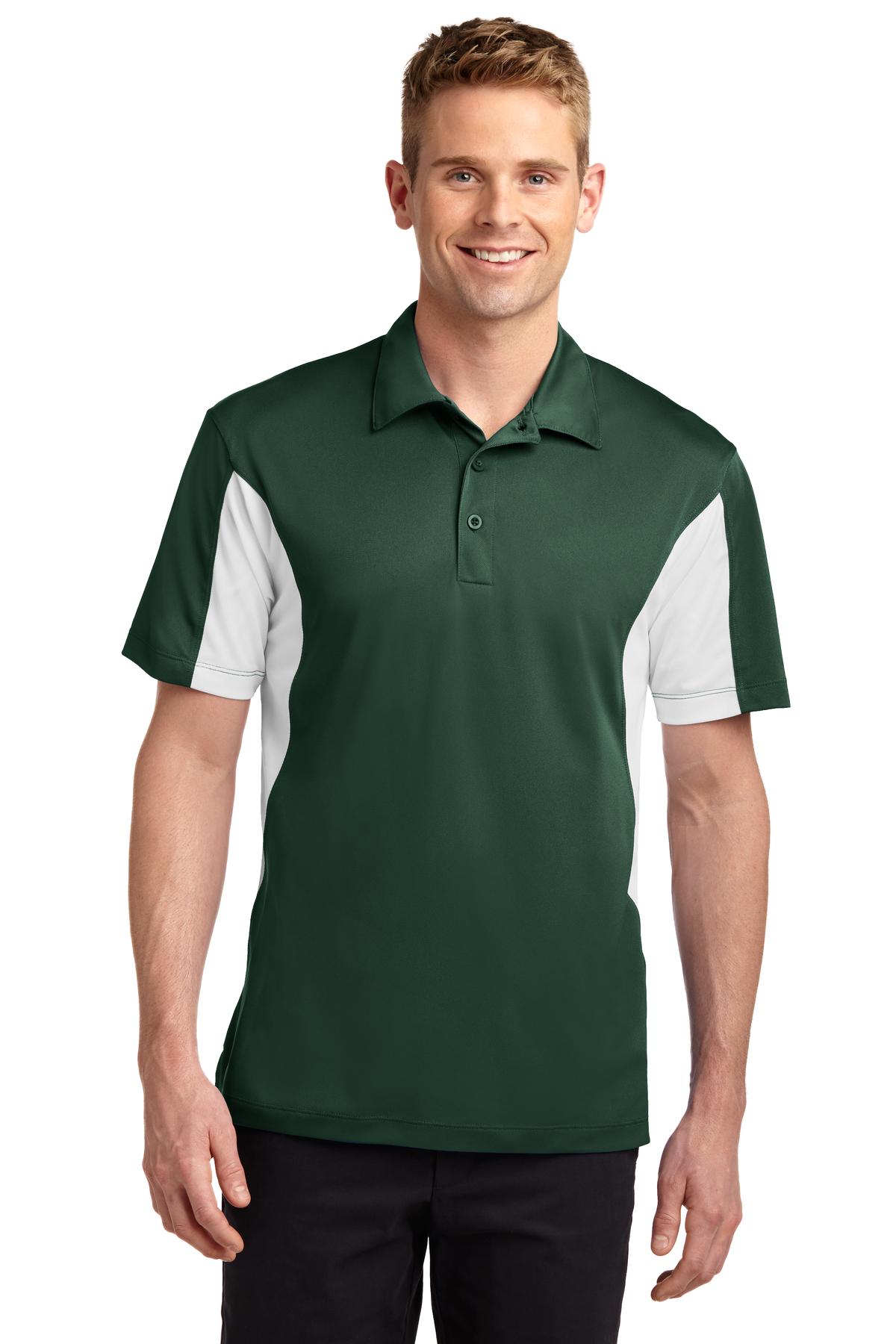 Sport-Tek® Tall Side Blocked Micropique Sport-Wick® Polo. TST655