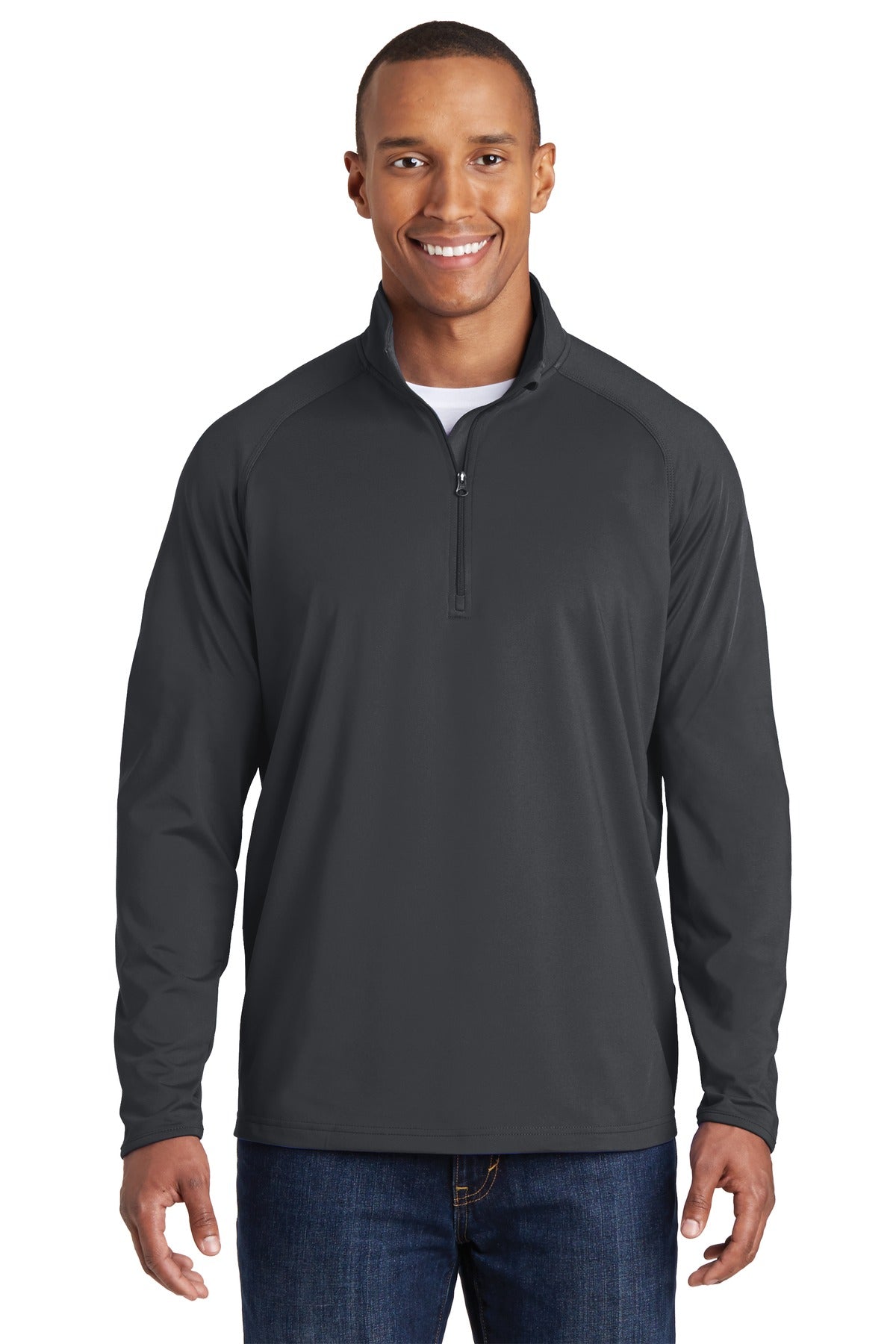 Sport-Tek® Tall Sport-Wick® Stretch 1/4-Zip Pullover. TST850