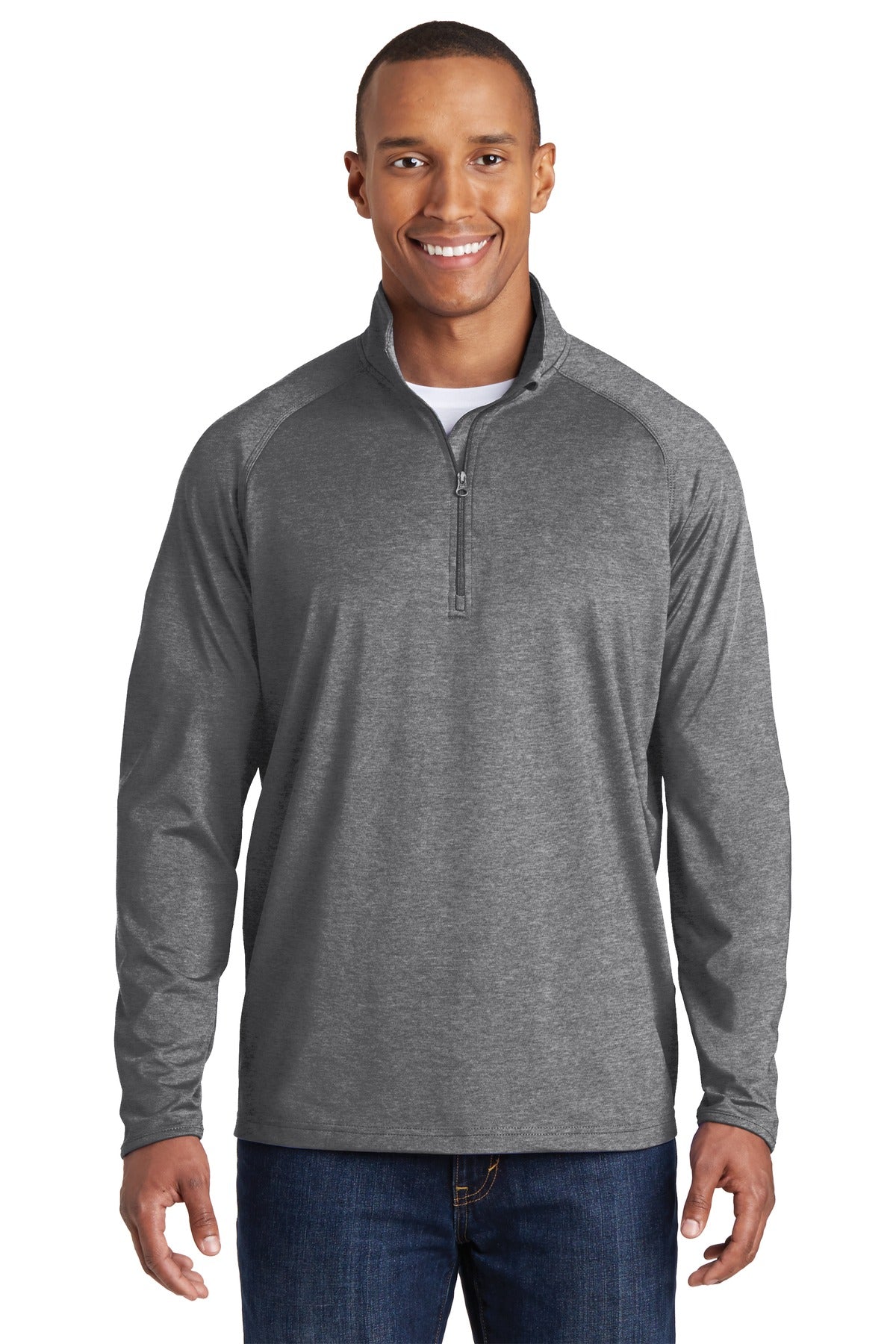 Sport-Tek® Tall Sport-Wick® Stretch 1/4-Zip Pullover. TST850