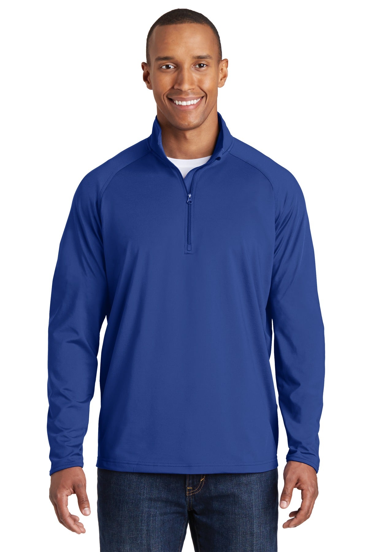 Sport-Tek® Tall Sport-Wick® Stretch 1/4-Zip Pullover. TST850