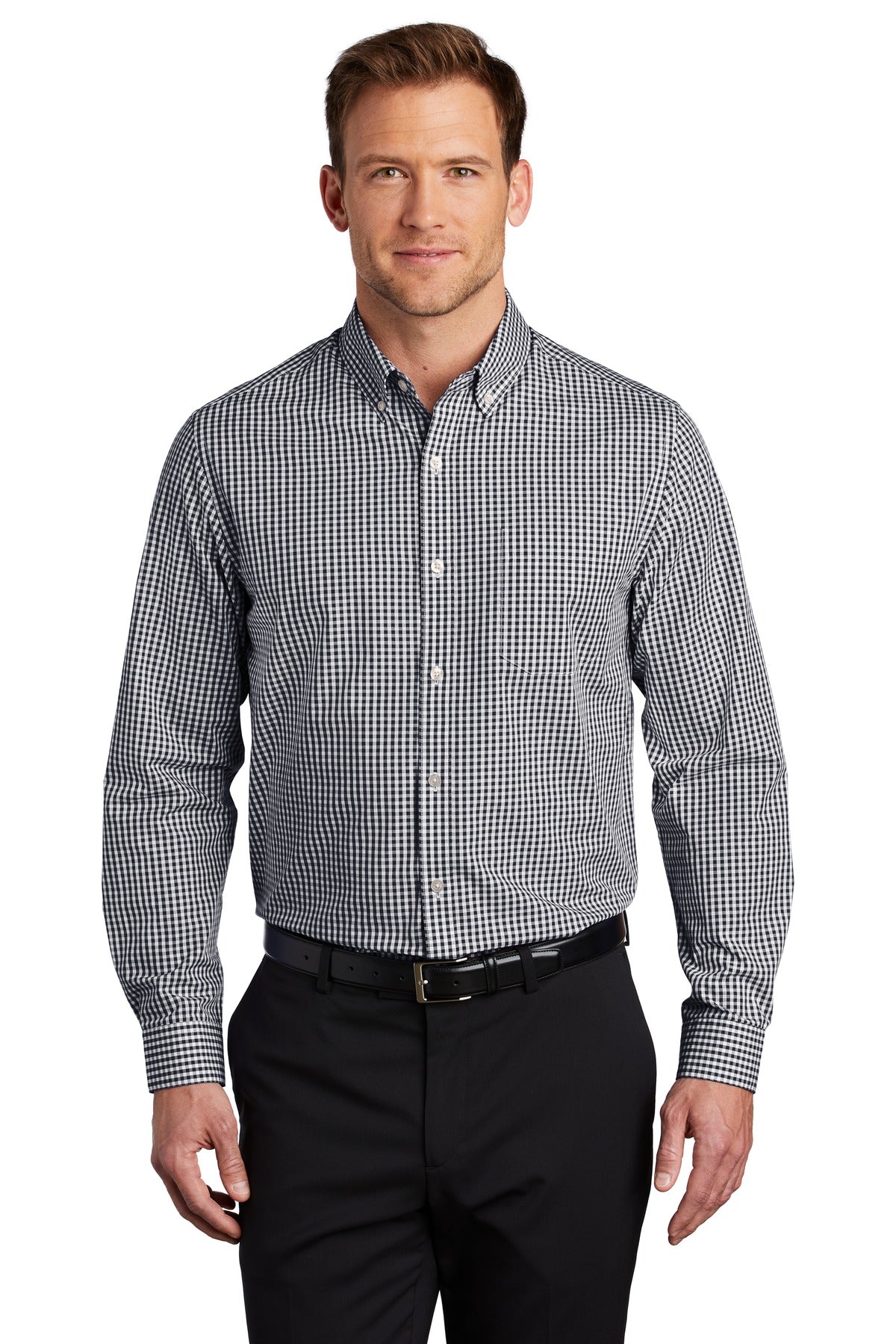 Port Authority ® Broadcloth Gingham Easy Care Shirt W644