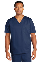 Wink™ Unisex WorkFlex™ Chest Pocket V-Neck Top WW3160