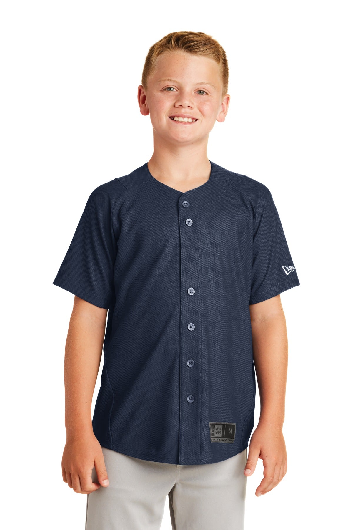 New Era ® Youth Diamond Era Full-Button Jersey. YNEA220