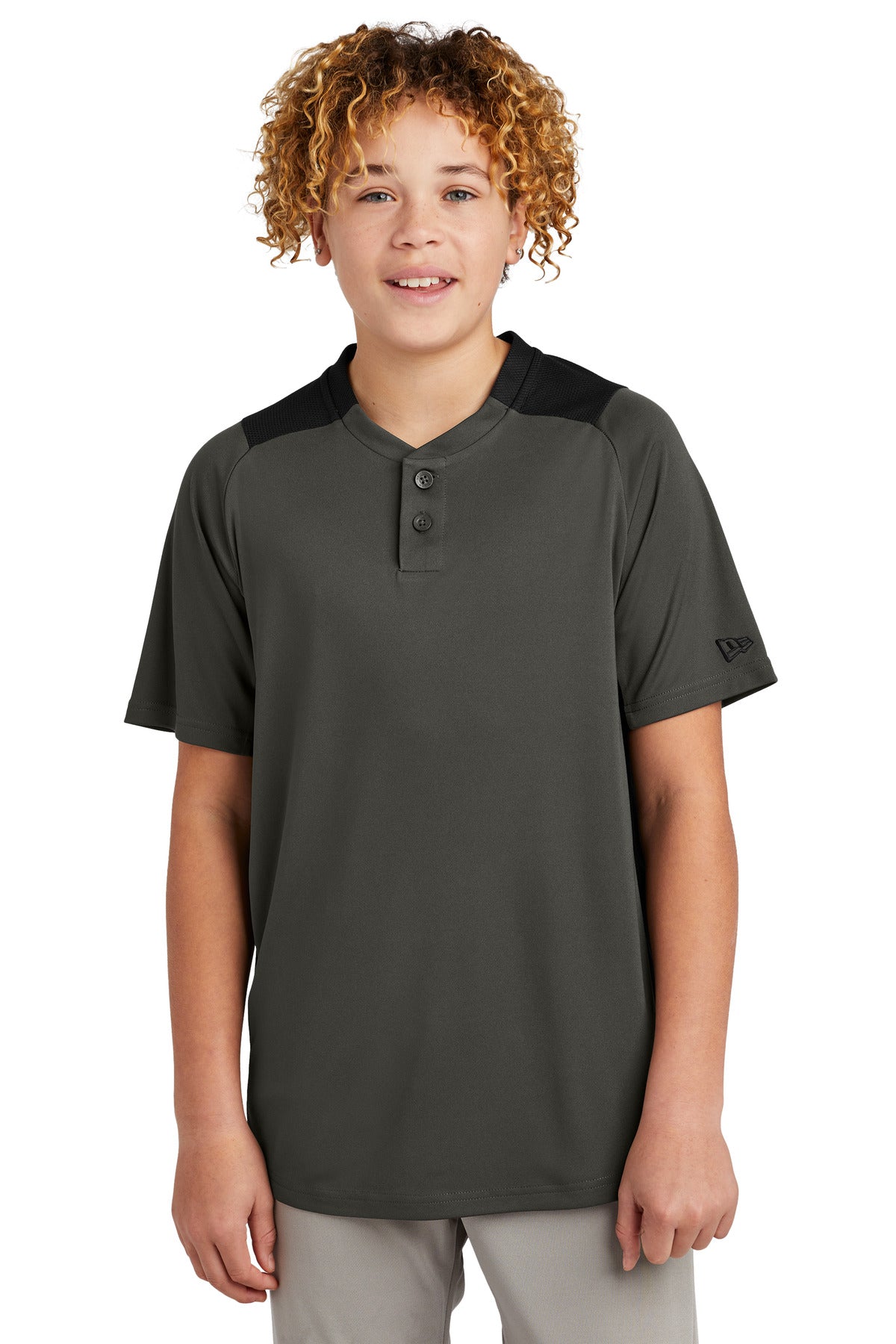 New Era ® Youth Diamond Era 2-Button Jersey. YNEA221