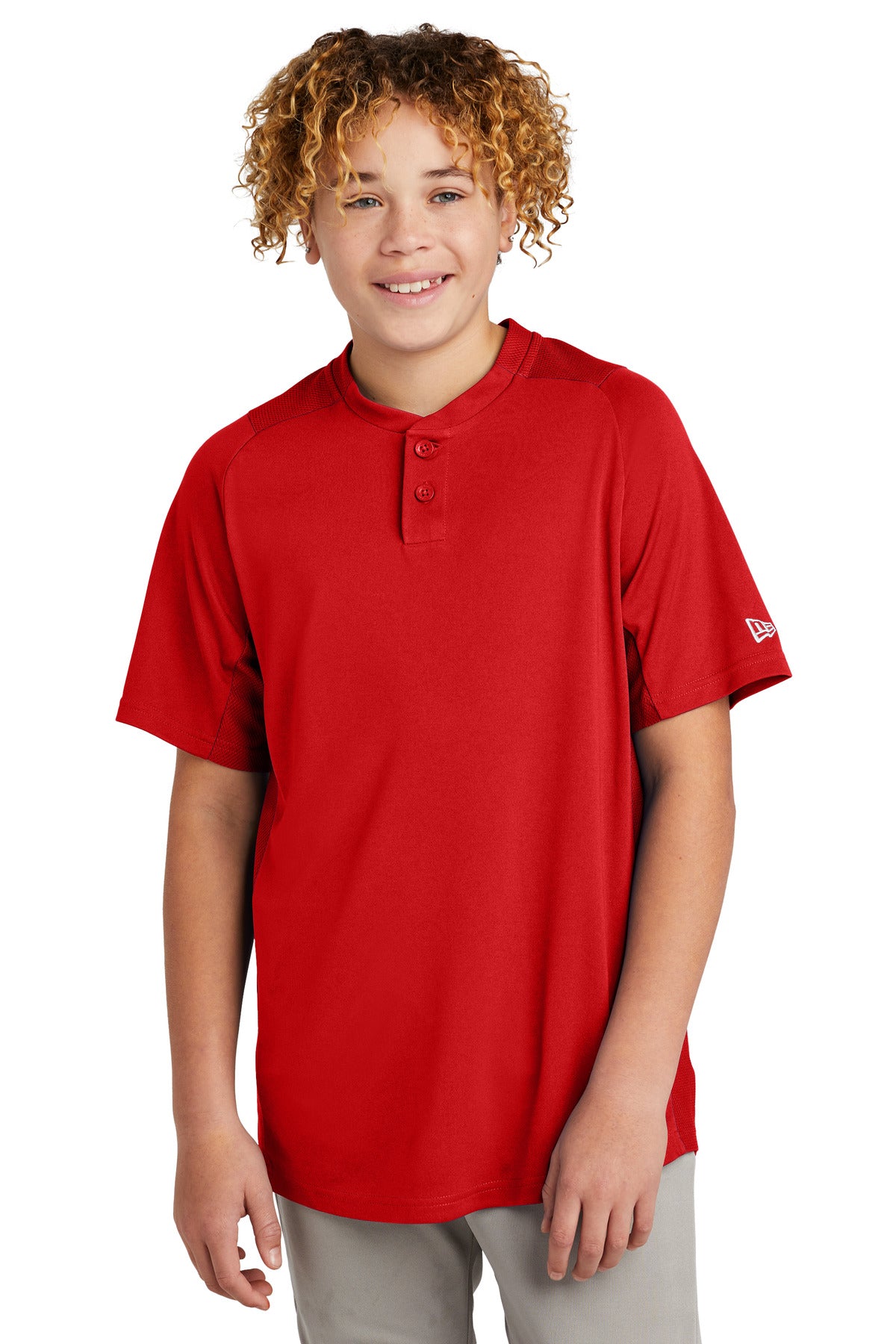 New Era ® Youth Diamond Era 2-Button Jersey. YNEA221