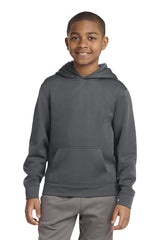 Sport-Tek® Youth Sport-Wick® Fleece Hooded Pullover. YST244