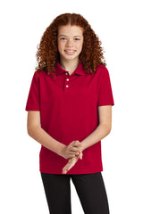 Sport-Tek® Youth UV Micropique Polo YST740